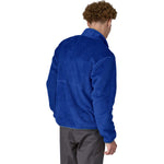 Patagonia Men's Re-Tool Pullover in Passage Blue model back