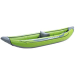 AIRE Tributary Tomcat Solo Inflatable Kayak in Lime angle