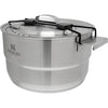 Stanley Even-Heat Camp Pro Cook Set stainless steel stock pot angle
