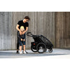 Thule Chariot Sport Bike Trailer in Midnight Black father and son