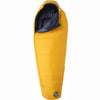 Big Agnes Lost Dog 30 Degree Synthetic Sleeping Bag in Yellow/Navy open