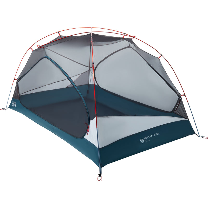Mountain Hardwear Mineral King 2 Person Camping Tent in Grey Ice no fly door closed