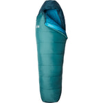 Mountain Hardwear Bozeman 15 Degree Synthetic Sleeping Bag in Washed Turquoise open