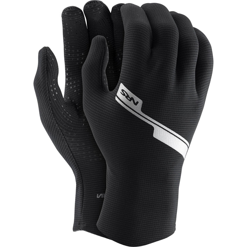 NRS Men's HydroSkin Gloves in Black pair