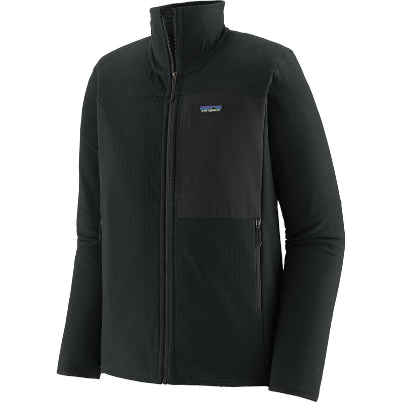 Patagonia Men's R2 TechFace Jacket in Black angle
