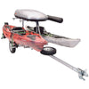 Malone MicroSport LowBed 2-Boat Saddle Up Pro Kayak Trailer Package w/ 2nd Tier with kayak loaded right