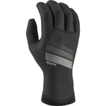 NRS Maverick 2mm Neoprene Gloves in Black/Lines Graphic back