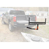Malone Axis Angler Truck Bed Extender Package installed on a truck back view