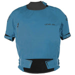 Level Six Australis Short Sleeve Semi-Dry Top in Crater Blue front