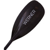 Werner Paddles Covert Carbon Bent Shaft Whitewater Kayak Paddle blade front