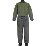 NRS Spyn Fishing Semi-Dry Suit in Olive front