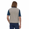 Patagonia Men's Synchilla Vest in Oatmeal Heather model view back