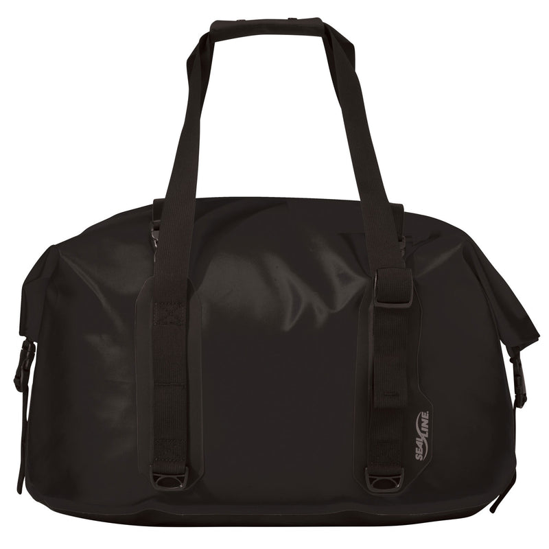 Seal Line Wide Mouth Duffle Bag in Black front