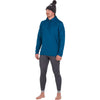 NRS Men's Expedition Weight Hoodie in Poseidon model front