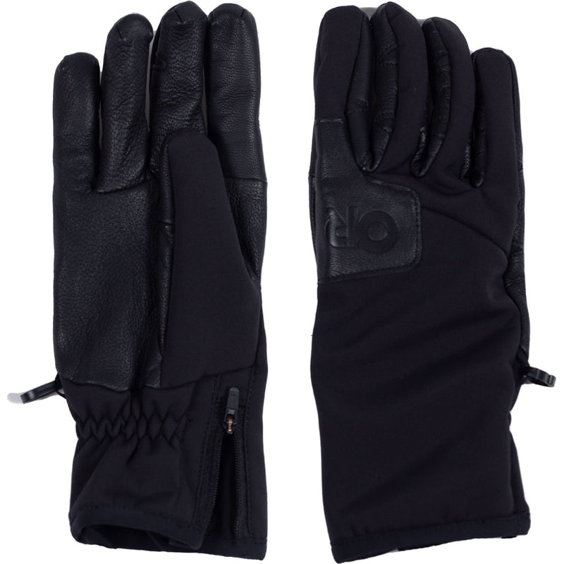 Outdoor Research Men's Stormtracker Sensor Gloves in Black pair