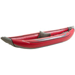 AIRE Tributary Tomcat Solo Inflatable Kayak in Red angle