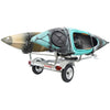Malone MicroSport 2-Boat FoldAway-J Kayak Trailer Package with boats loaded