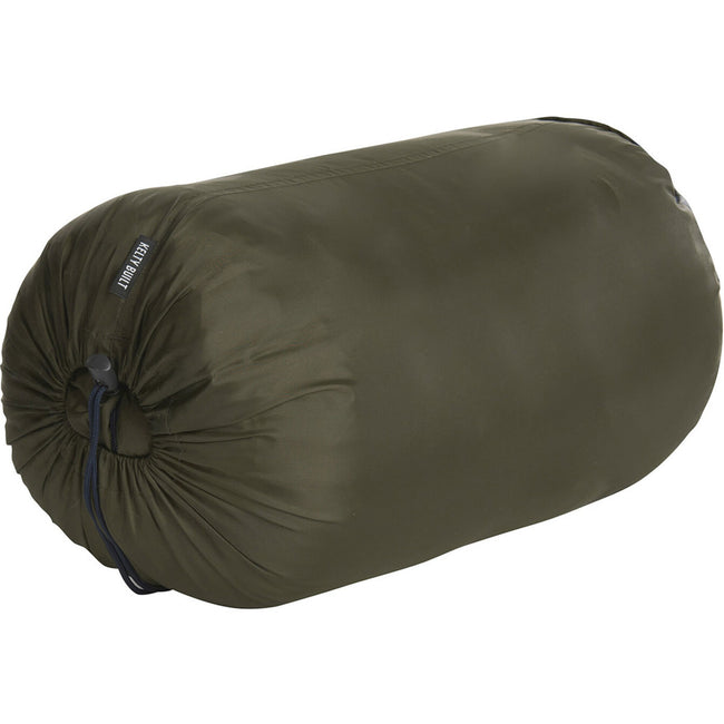 Kelty Mistral 40 Degree Synthetic Sleeping Bag in Grape Leaf packed