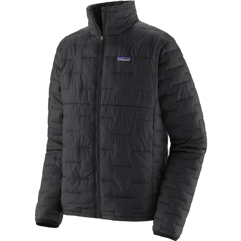 Patagonia Men's Micro Puff Jacket in Black angle