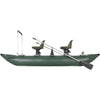 Sea Eagle FoldCat Pro Angler Guide Inflatable Fishing Boat Package
