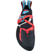 La Sportiva Women's Solution Comp Rock Climbing Shoes in Hibiscus/Malibu Blue top
