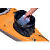 Advanced Elements AirFusion Evo Inflatable Kayak in Orange/Gray crossection callouts