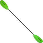 Aqua-Bound Manta Ray Fiberglass 4-Piece Kayak Paddle in Electric Green angle