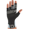 NRS Castaway Half-Finger Gloves in Daybreak model view palm