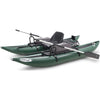 Outcast Fish Cat Panther Pontoon Boat in Green left