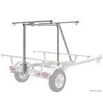 Malone MicroSport 2nd Tier Kit with Load Bars installed with trailer back