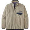 Patagonia Men's Synchilla Snap-T Pullover Top in Oatmeal Heather front