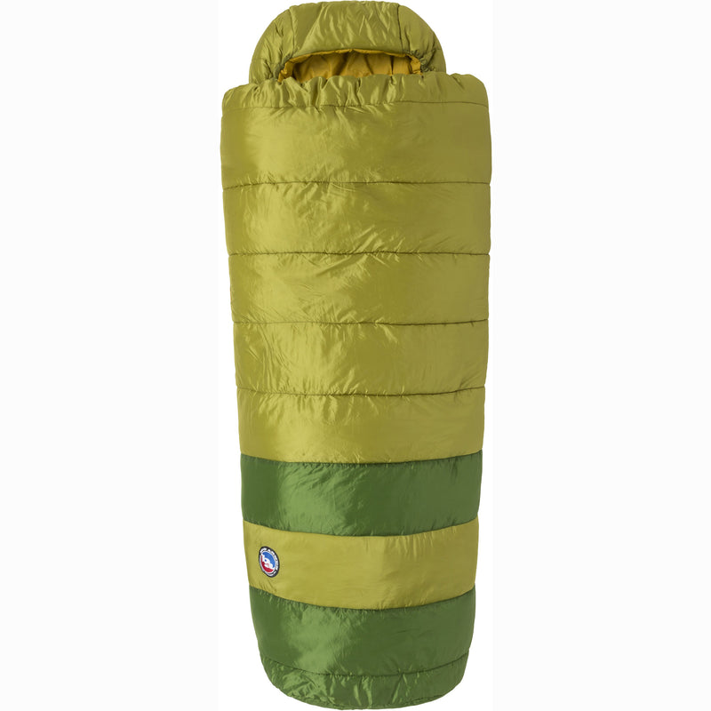 Big Agnes Echo Park 0 Degree Synthetic Sleeping Bag in Green/Olive front