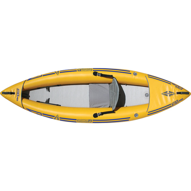 Advanced Elements Attack Pro Inflatable Kayak in Yellow/Blue top