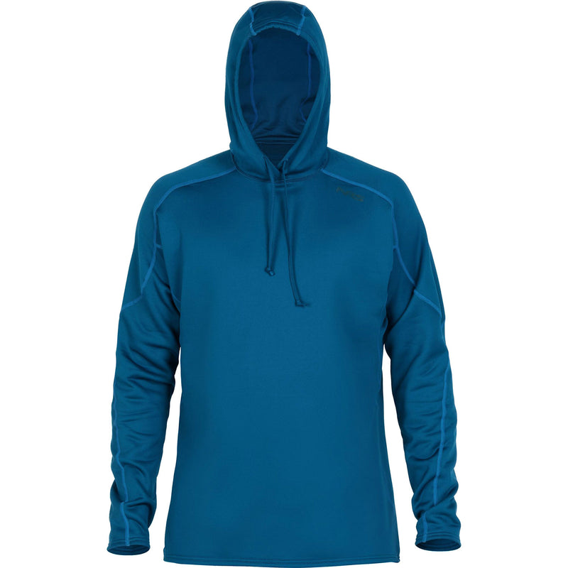 NRS Men's Expedition Weight Hoodie in Poseidon front