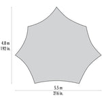 MSR Rendezvous Sun Shield 200 Wing diagram