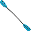 Aqua-Bound Aerial Minor Fiberglass Bent Shaft 1-Piece Kayak Paddle in Blue full