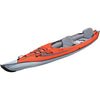 Advanced Elements AdvancedFrame Convertible Inflatable Kayak in Red/Gray angle