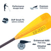 Werner Session 1-Piece Fiberglass Stand-Up Paddle in Translucent Amber details