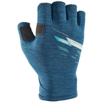 NRS Men's Half-Finger Boater's Gloves in Poseidon back