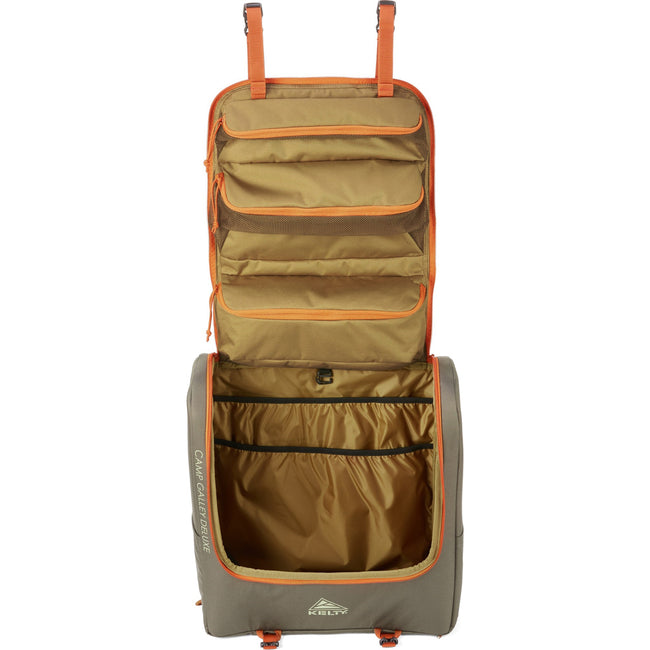 Kelty Camp Galley Deluxe in Beluga/Dull Gold open