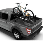Thule Xsporter Pro Low Truck Bed Rack in Black with bike loaded