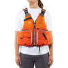 NRS Raku Fishing Lifejacket (PFD) in Orange model front