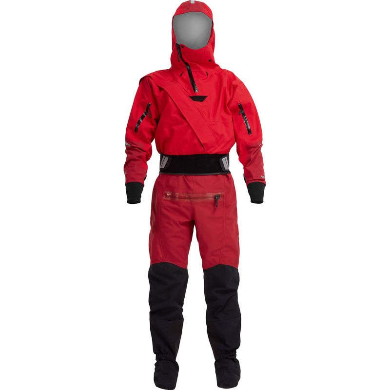 NRS - Men's Navigator GORE-TEX Semi-Dry Suit, Chartreuse / LG