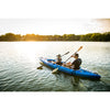 Advanced Elements AirVolution 2 Inflatable Kayak in Blue/Gray in use back view