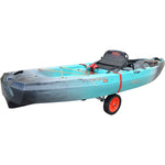Malone Traverse HD Kayak/Canoe Cart with kayak loaded front view