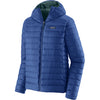 Patagonia Men's Down Sweater Hoody in Passage Blue angle