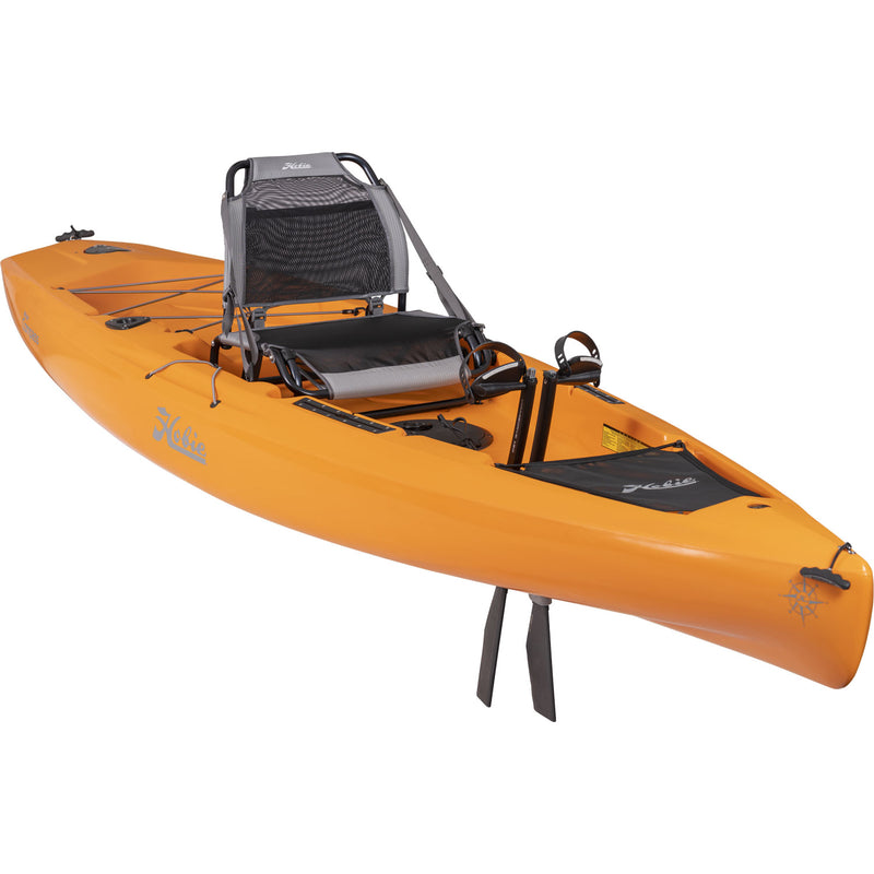 Hobie Mirage Compass Sit-On-Top Fishing Kayak in Papaya angle
