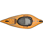 Advanced Elements Lagoon1 Inflatable Kayak in Orange/Gray top