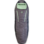 Nemo Women's Forte Endless Promise 35 Synthetic Sleeping Bag in Plum Gray/Celadon Green front