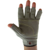 Metolius Talon 3/4 Finger Belay Gloves in Gray/Olive front